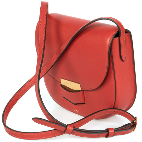 Céline Trotter Red Calfskin Leather Small - Picture 3 of 6